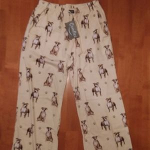 Pit Bull Pajama Bottoms, NWT Unisex